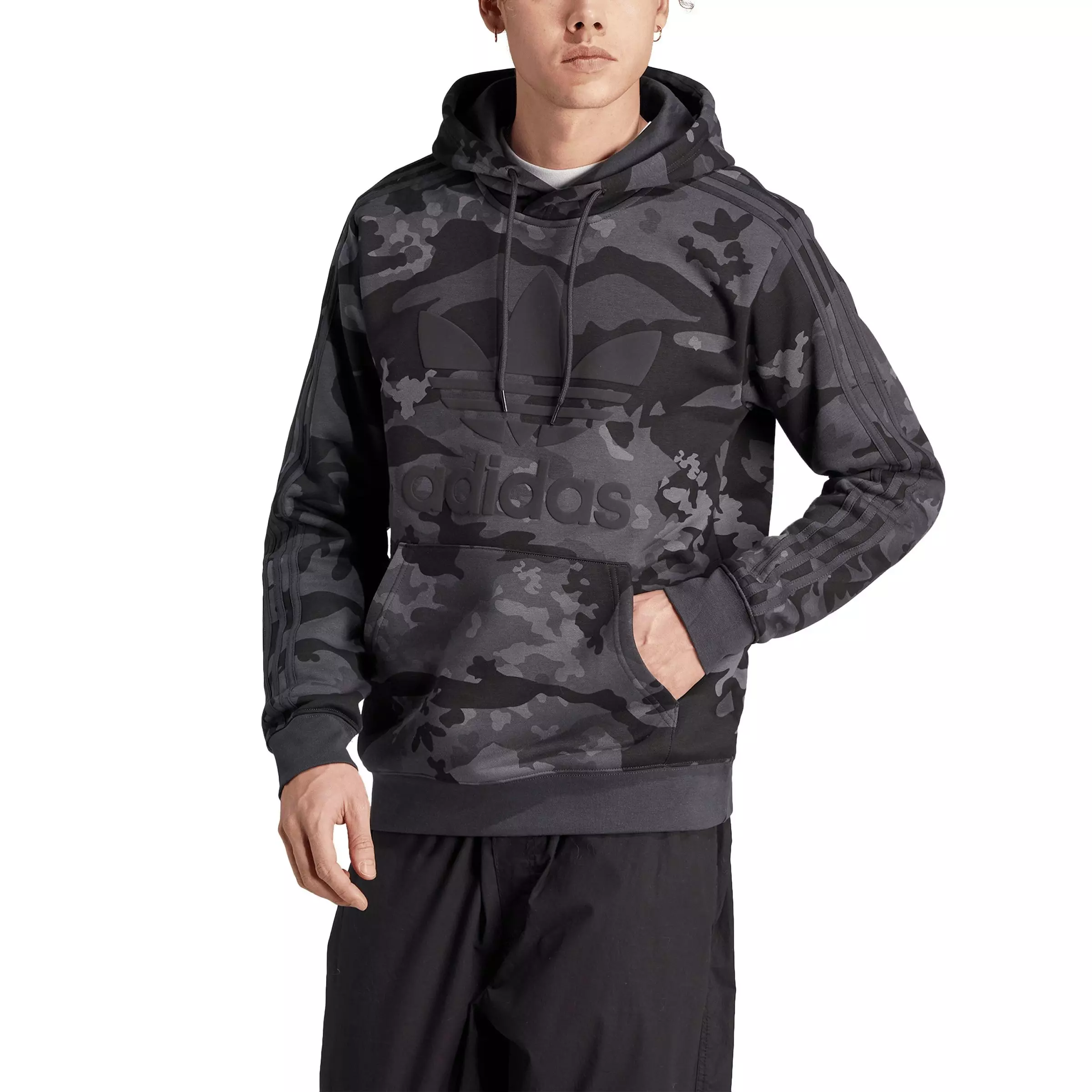 Adidas discount camo hoodie